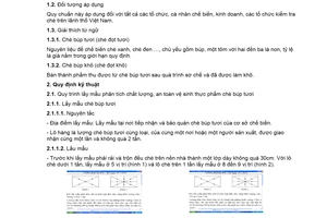 Quy chuẩn kỹ thuật Quốc gia QCVN 01–28:2010/BNNPTNT về chè – quy trình lấy mẫu phân tích chất lượng - an toàn vệ sinh thực phẩm do Bộ Nông nghiệp và Phát triển nông thôn ban hành